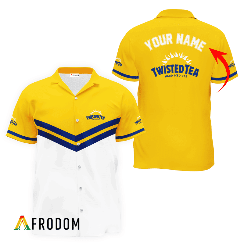 Personalized Twisted Tea Yellow Tennis Hawaiian Shirt