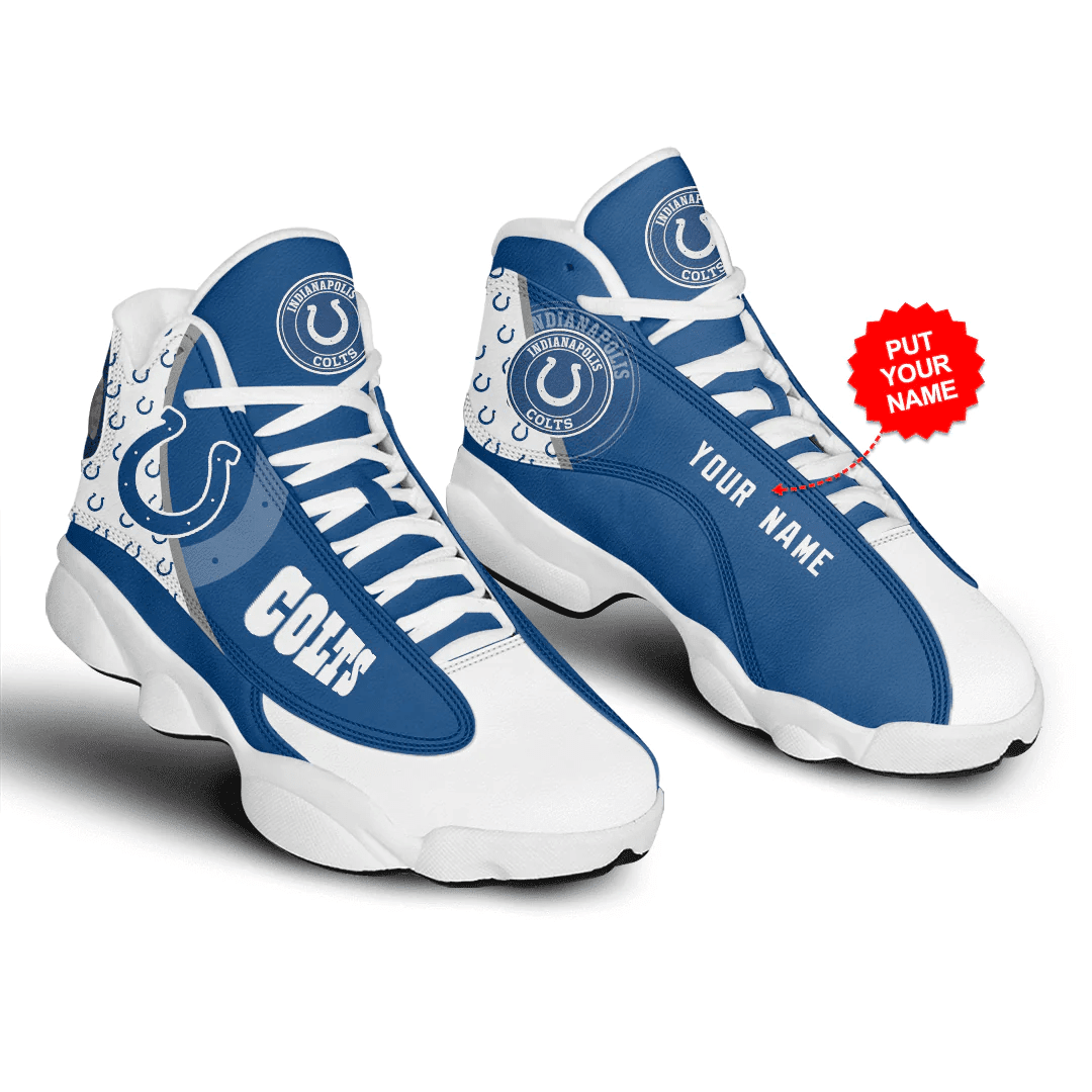 Indianapolis Colts Air Jordan 13 Shoes Personalized JD13 V1042