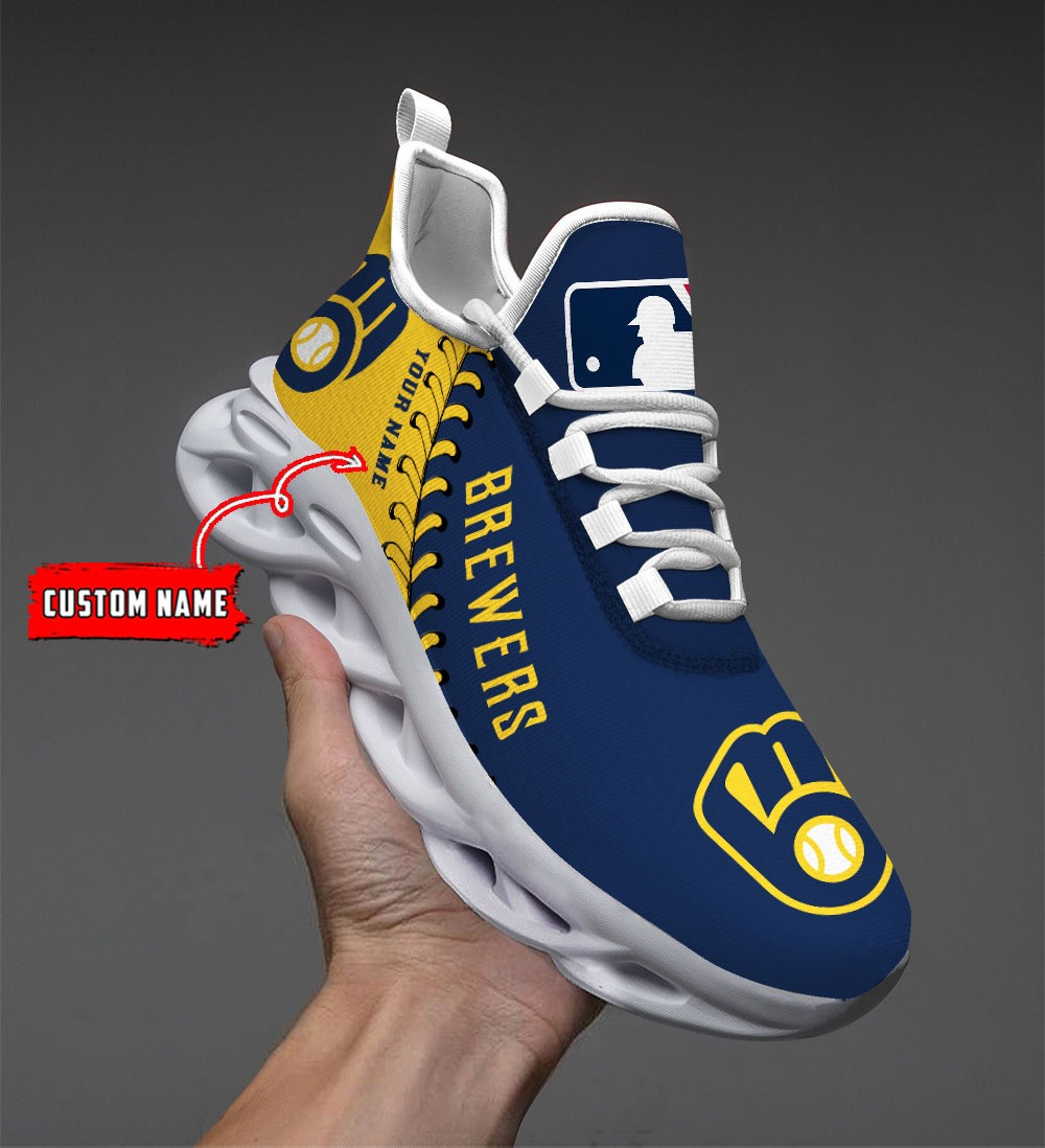 Milwaukee Brewers Max Soul Shoes Sneakers For Men And Women Ver 13