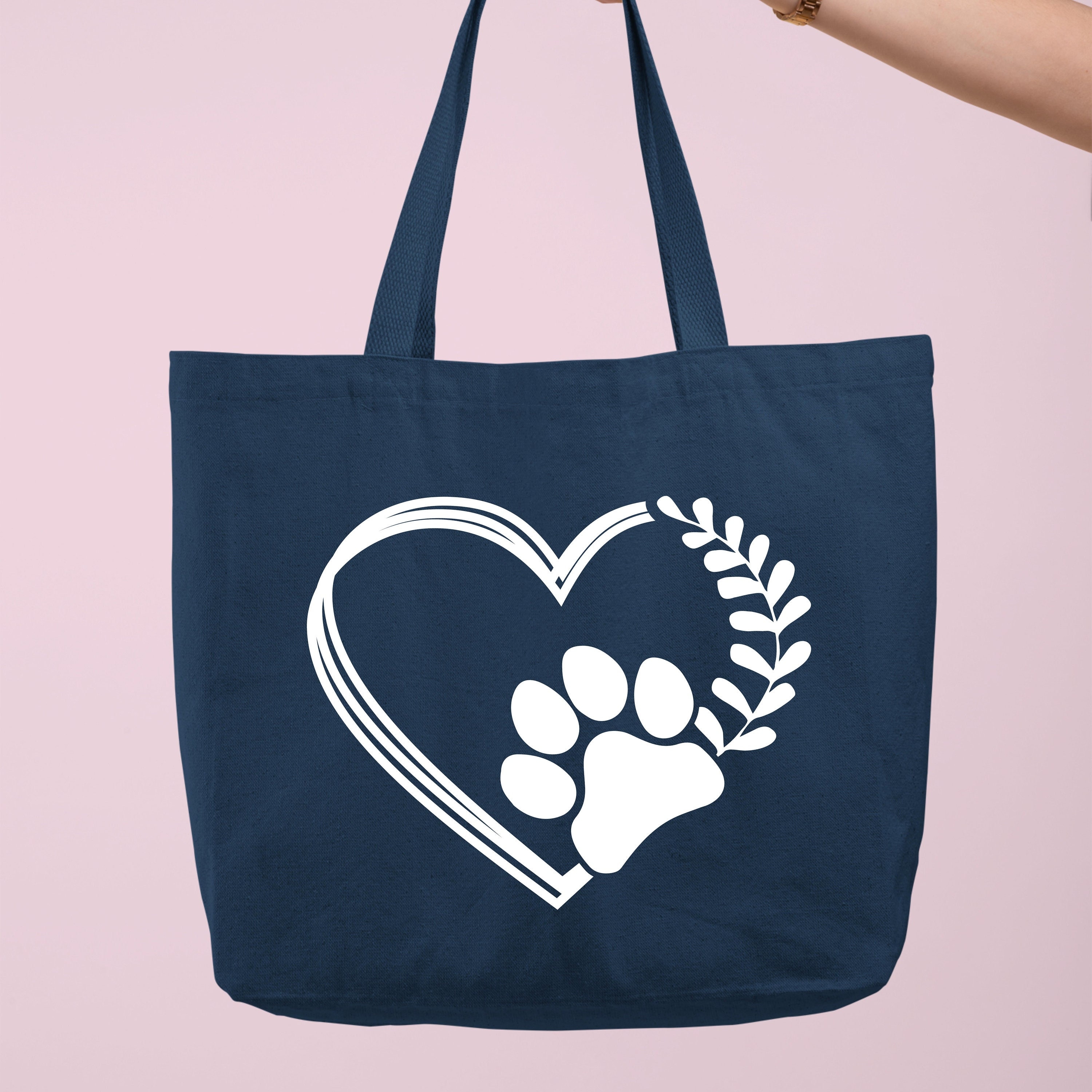 Forever In Our Hearts Tote Bag, Pet Loss Tote Bag, Pet Memorial Tote Bag, Canvas Tote Bag, Women Shoulder Bag, Unique Gift Pet Lovers