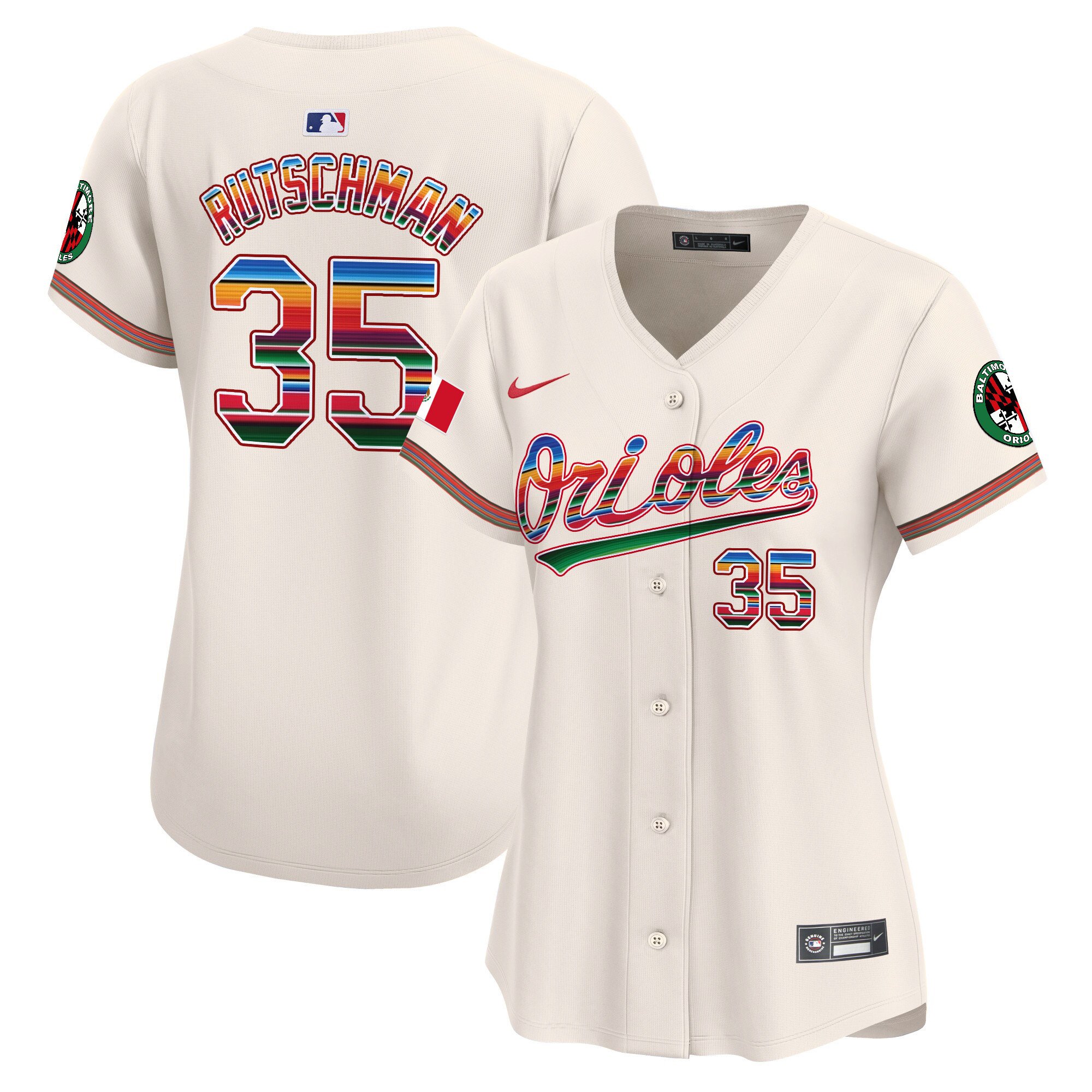 Women’S Baltimore Orioles Mexico Vapor Premier Limited Jersey – All Stitched