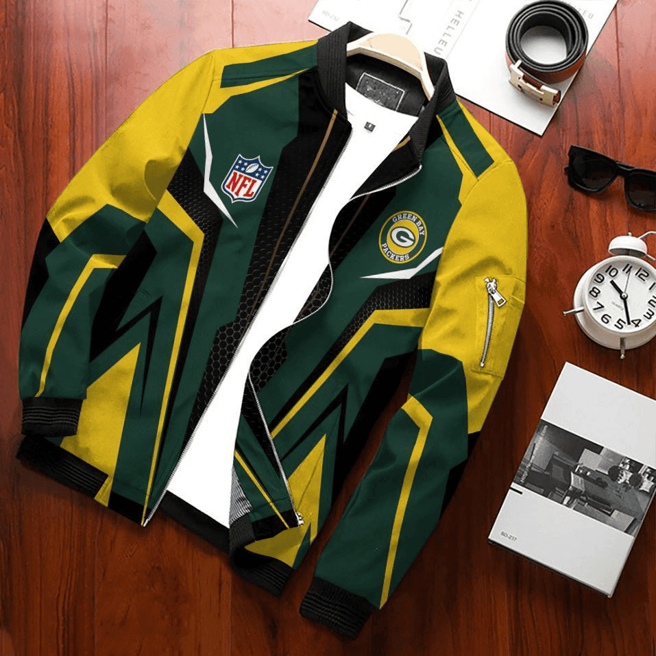 Green Bay Packers Unisex Bomber Jacket BJ1526