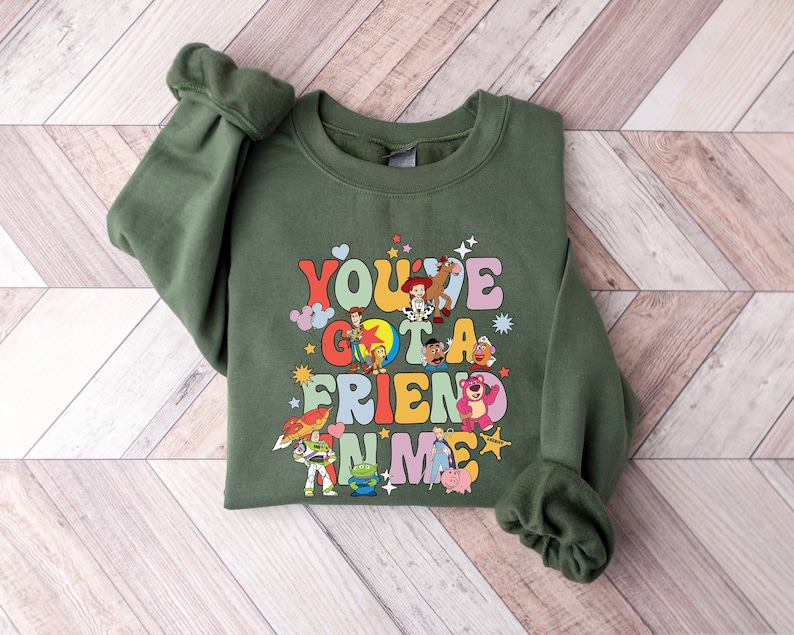 You'Ve Got A Friend In Me Toy Story Shirt, Disney Toy Story T-Shirt, Toy Story Characters Shirt, Disney Family Matching Tee, Buzz Lightyear