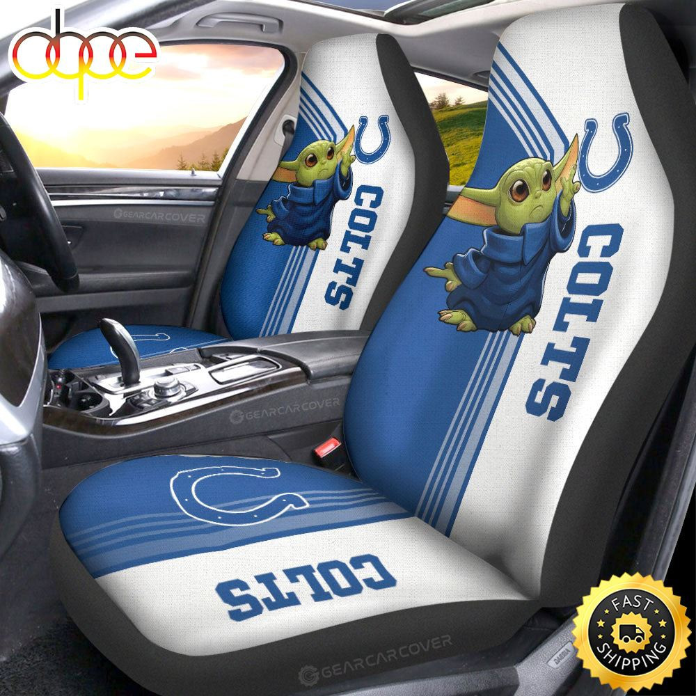 Indianapolis Colts Customized Car Seat Cover Set CSC7371