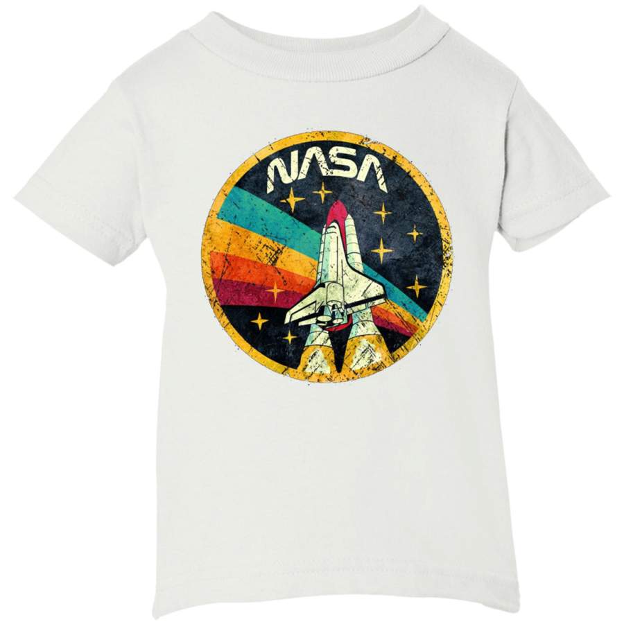 USA Space Agency Vintage USA Space Agency Vintage Kids Short Sleeve T-Shirt