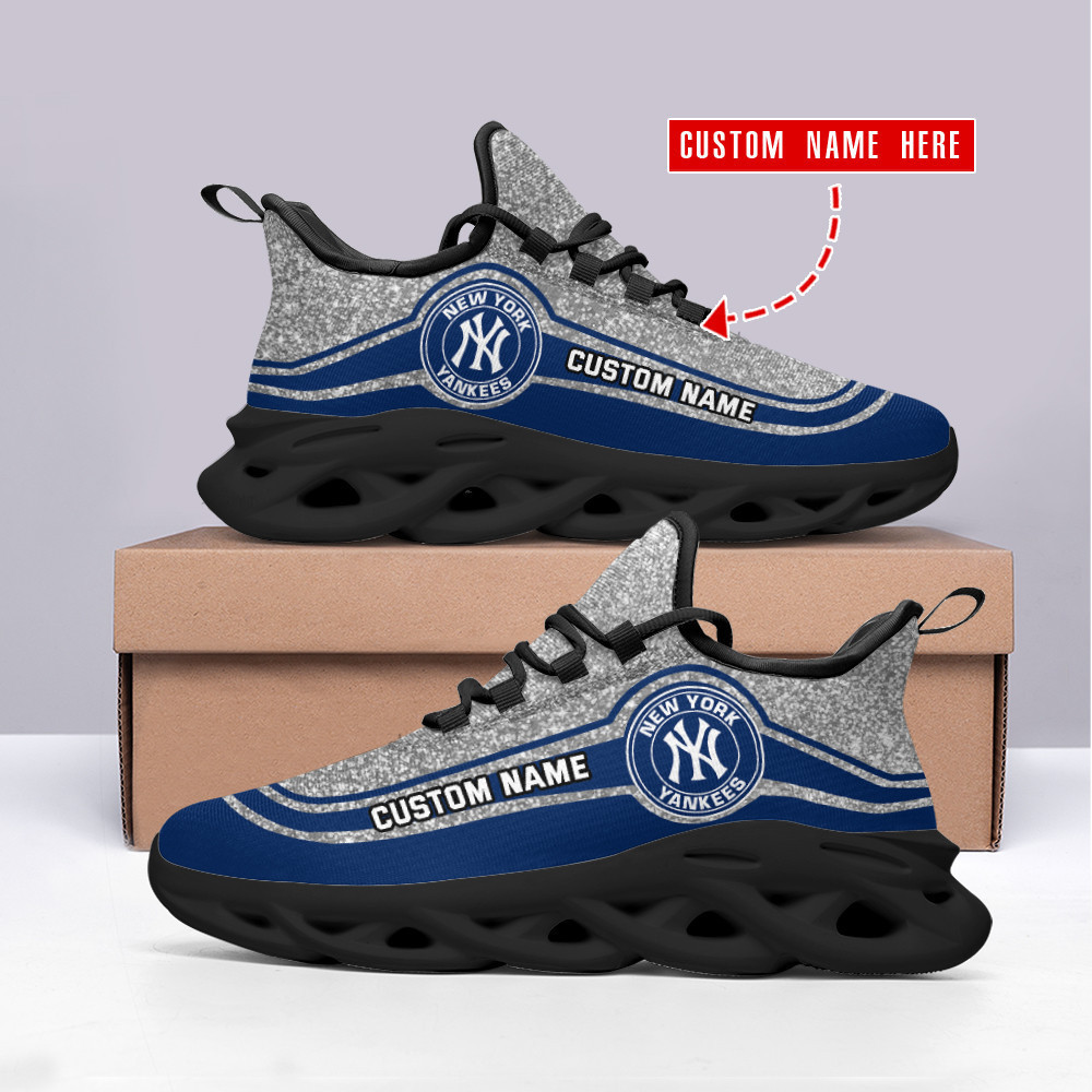 New York Yankees Personalized Clunky Sneaker Max Soul Shoes Ver 68