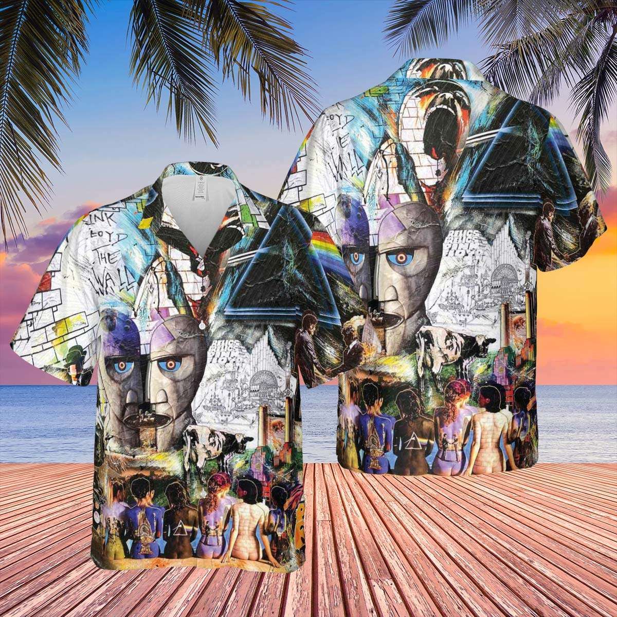 Pink Floyd Album Collage Digital Art &hellip;