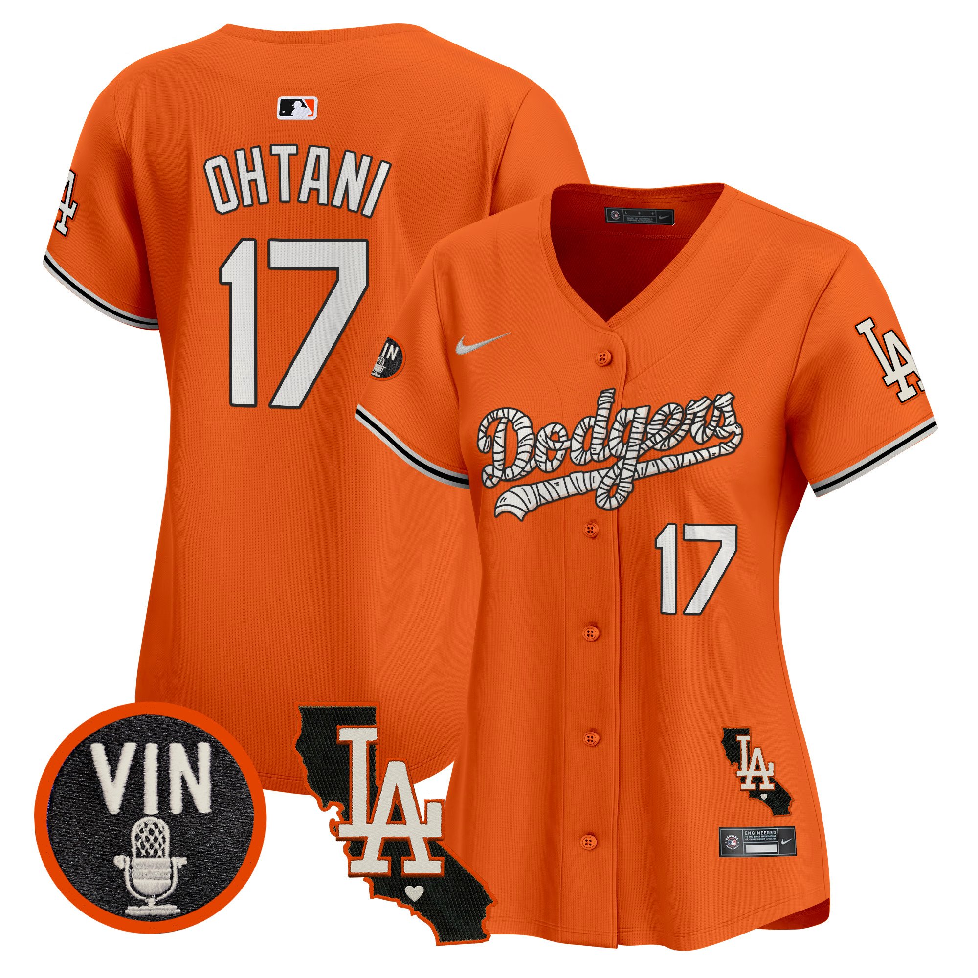 Women’S Dodgers Halloween Vapor Premier Limited Jersey – All Stitched