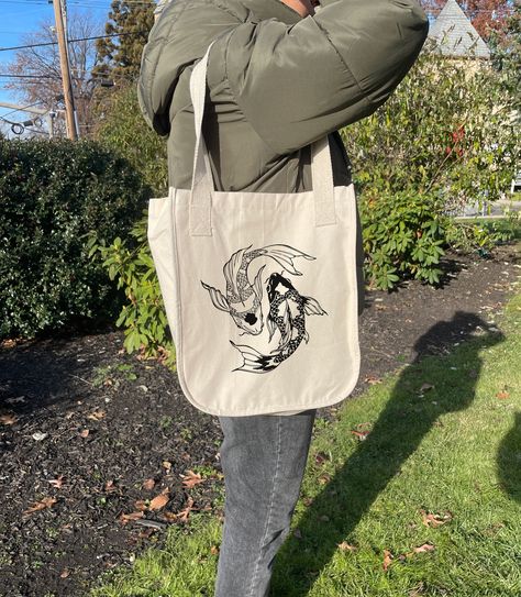 Koi Fish Tote Bag