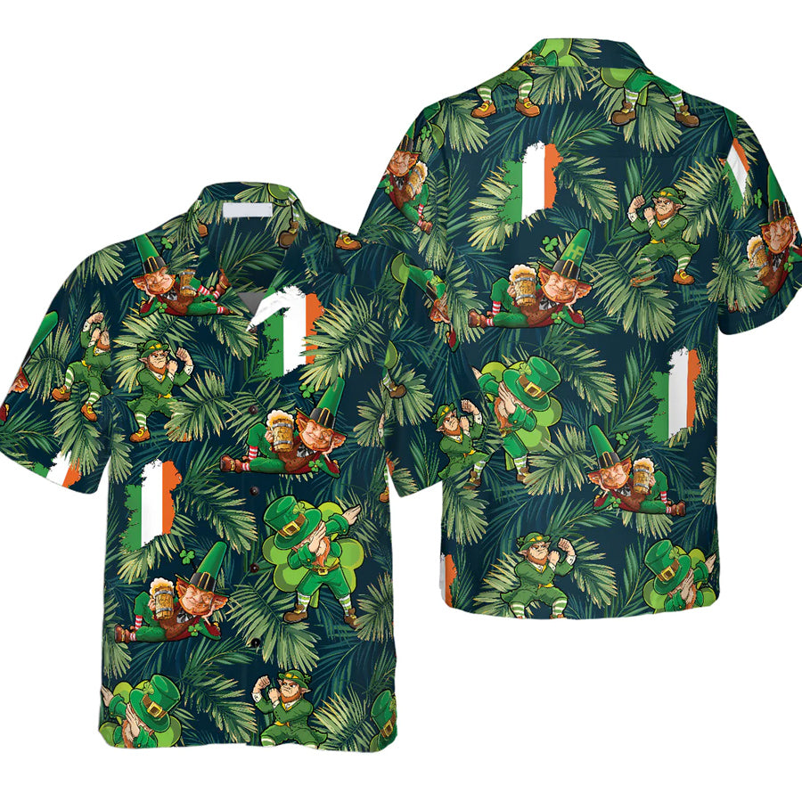 Happy Saint Patrick’S Day Irish Leprechaun Hawaiian Shirt