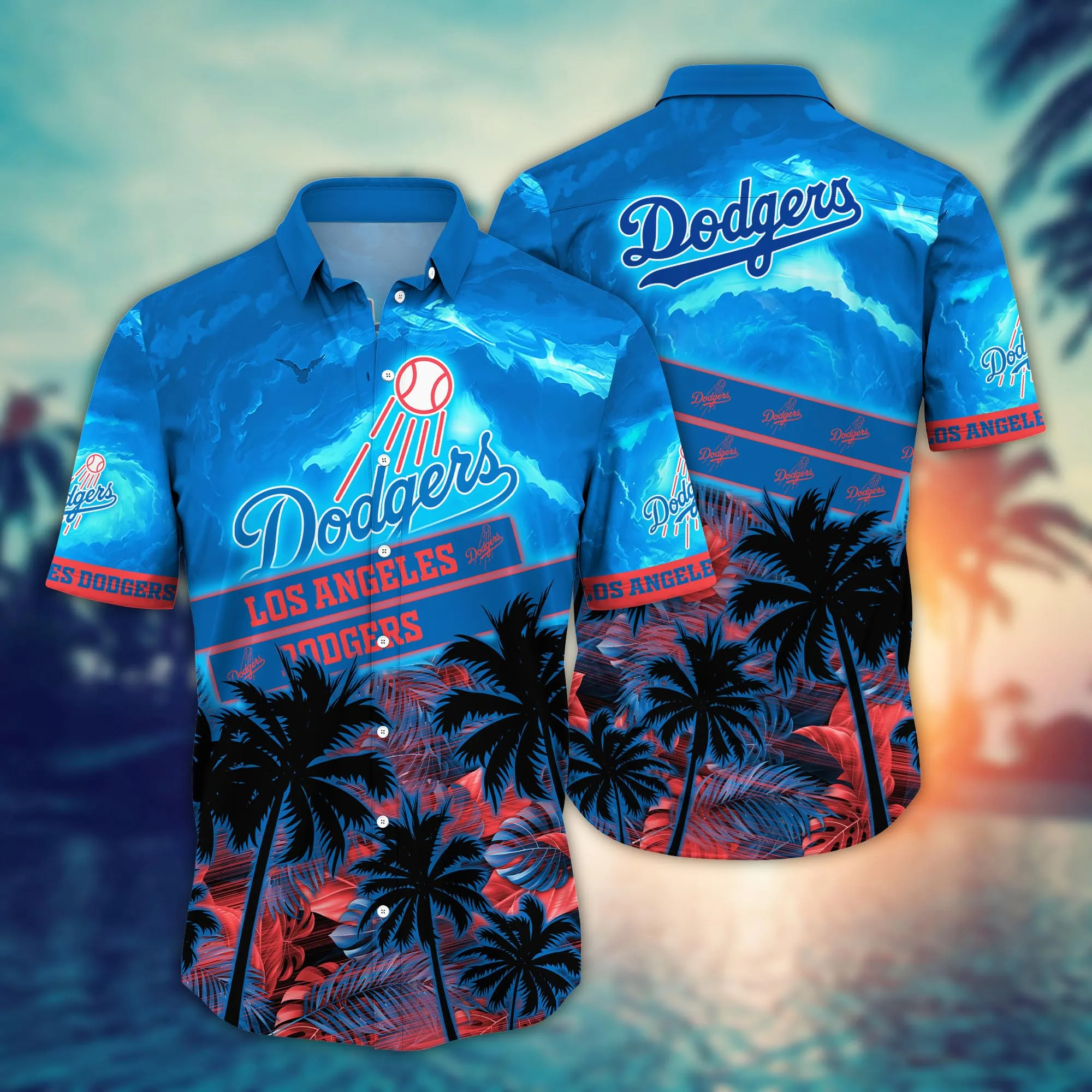 Los Angeles Dodgers Mlb Hawaiian Shirt Holiday Aloha Shirt