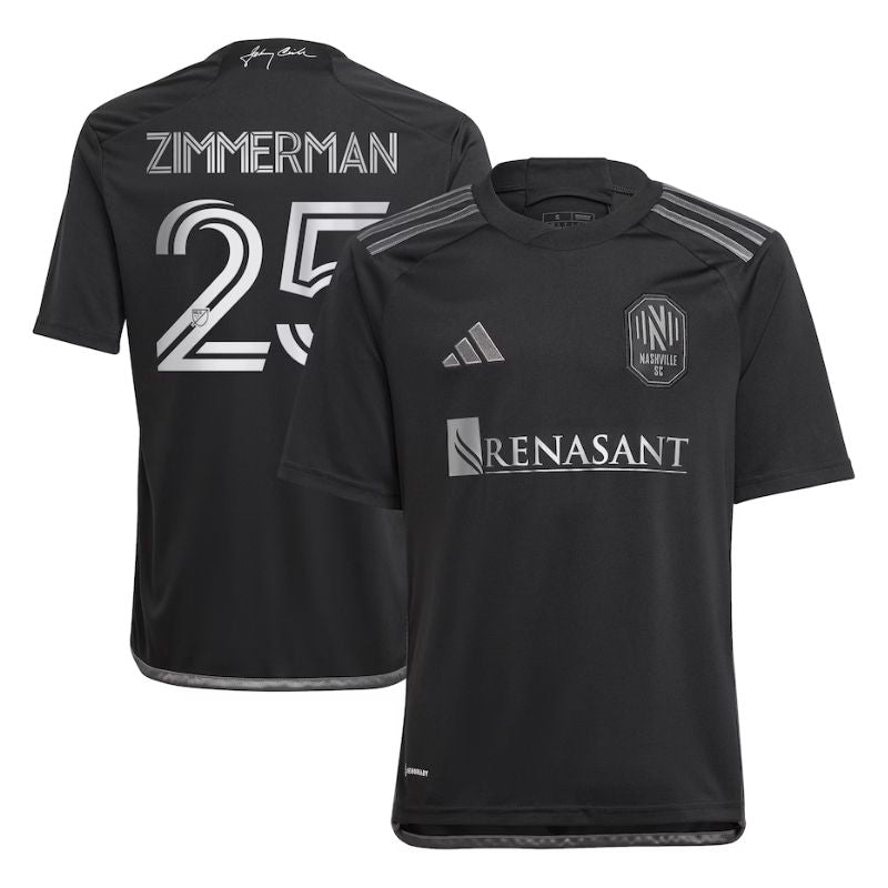 Walker Zimmerman Nashville Sc  Shirt 2023/24 Player Jersey – Black