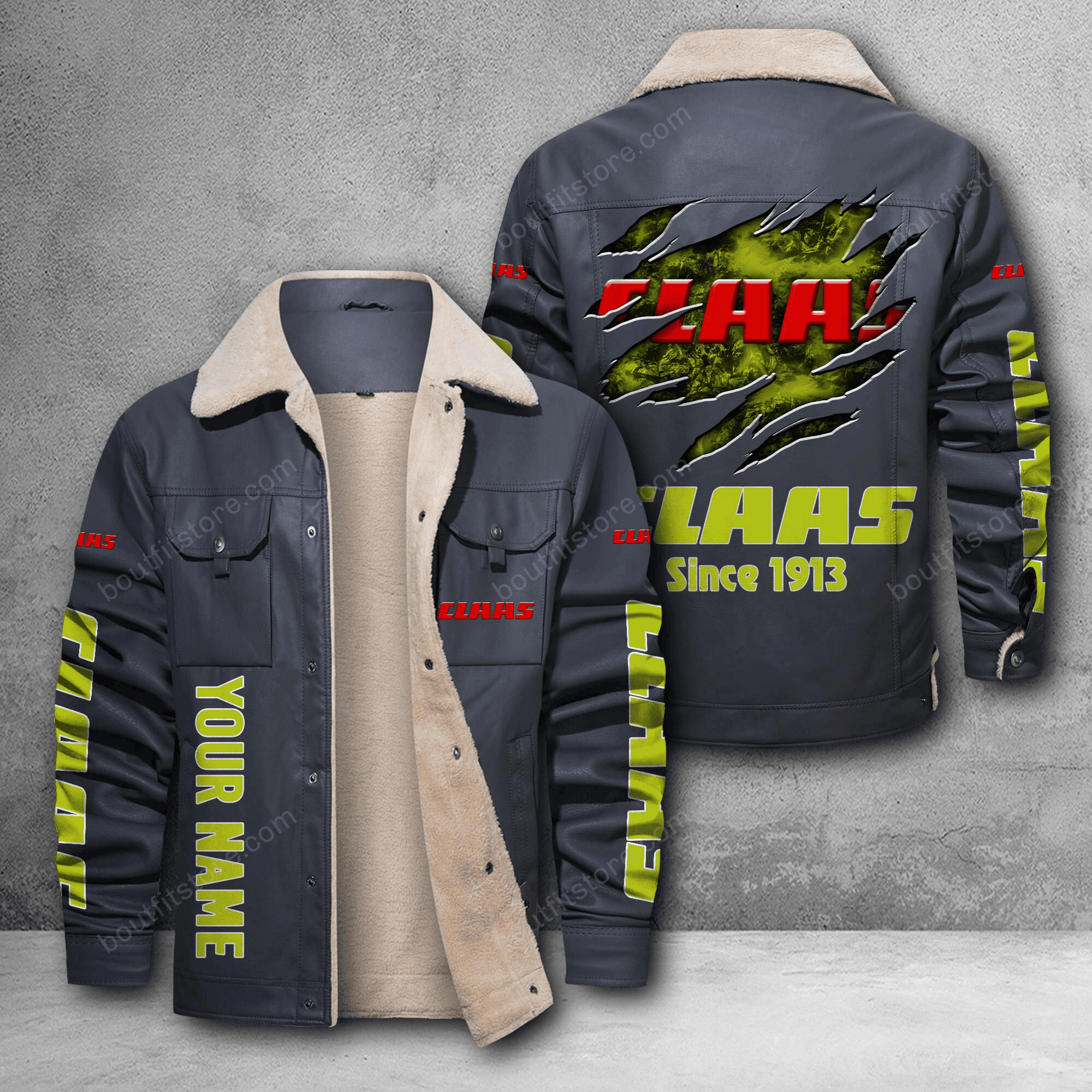 Claas DMH Custom Name Stand Collar Jacket