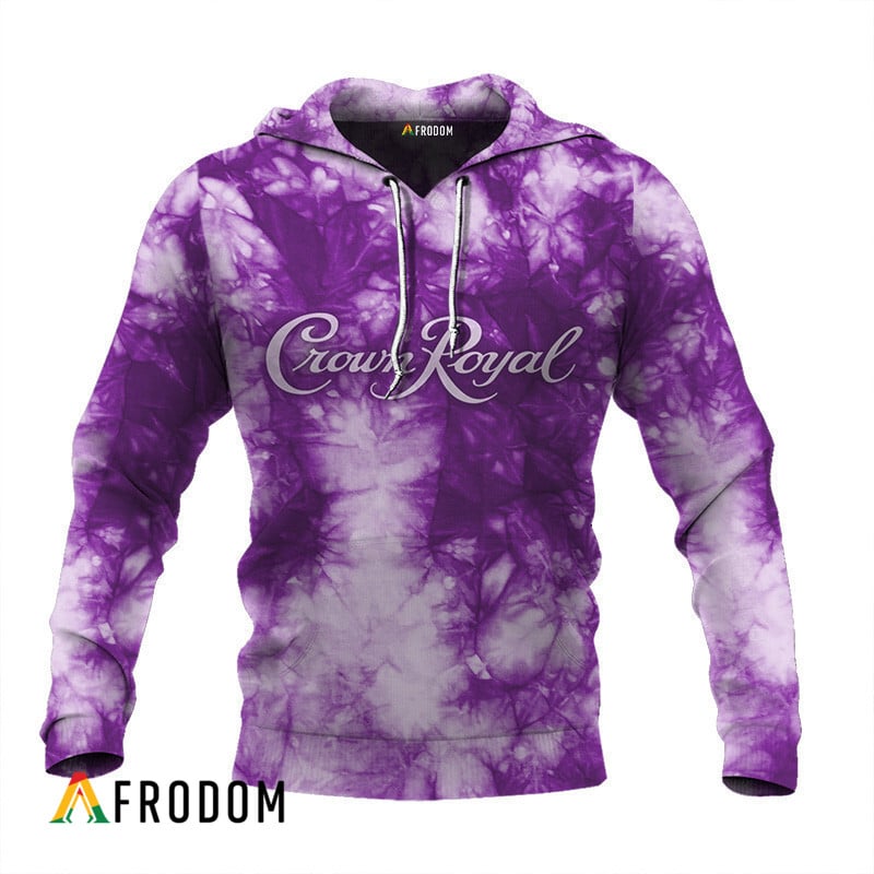 Crown Royal Purple Tie-Dye Hoodie & Zip Hoodie