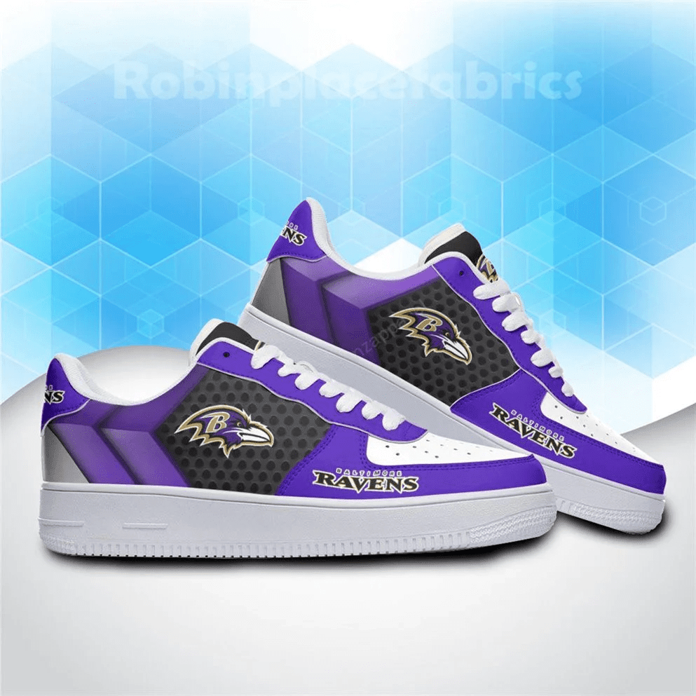 Baltimore Ravens Air Force 1 Shoes Sneakers