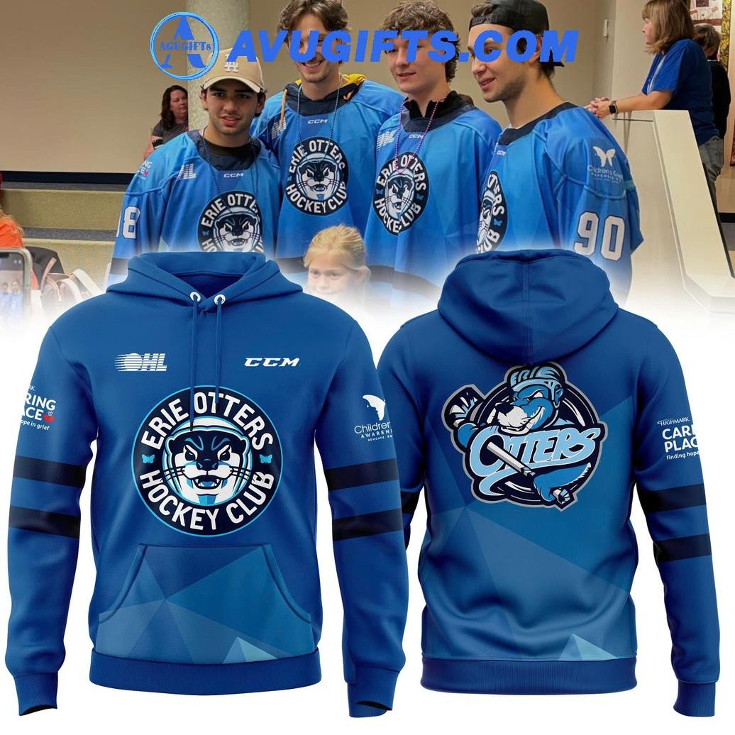 Erie Otters Hockey Club – Highmark Caring Place Limited Edition 2024 Hoodie – Zip Hoodie 3D Aop Shirt