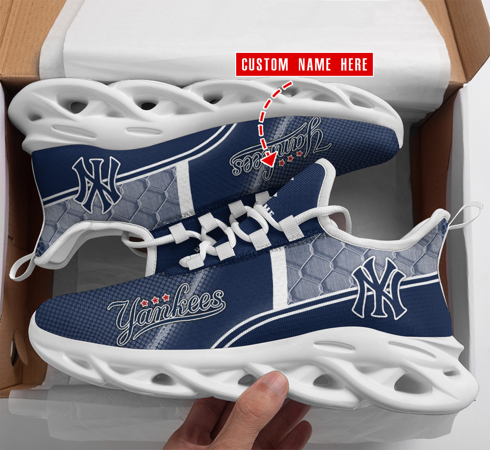 New York Yankees Personalized Clunky Sneaker Max Soul Shoes Ver 42