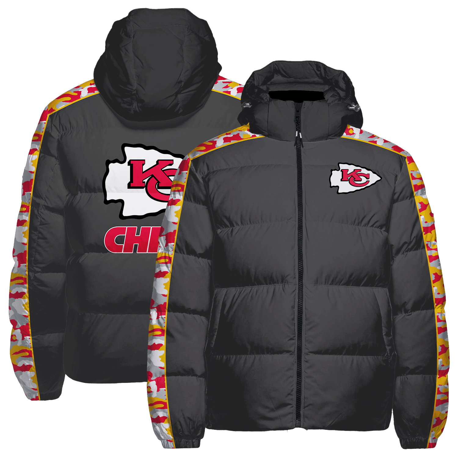 Kansas City Chiefs NFL 2023 Starter Thursday Night Gridiron Unisex Puffer Jacket Down Jacket