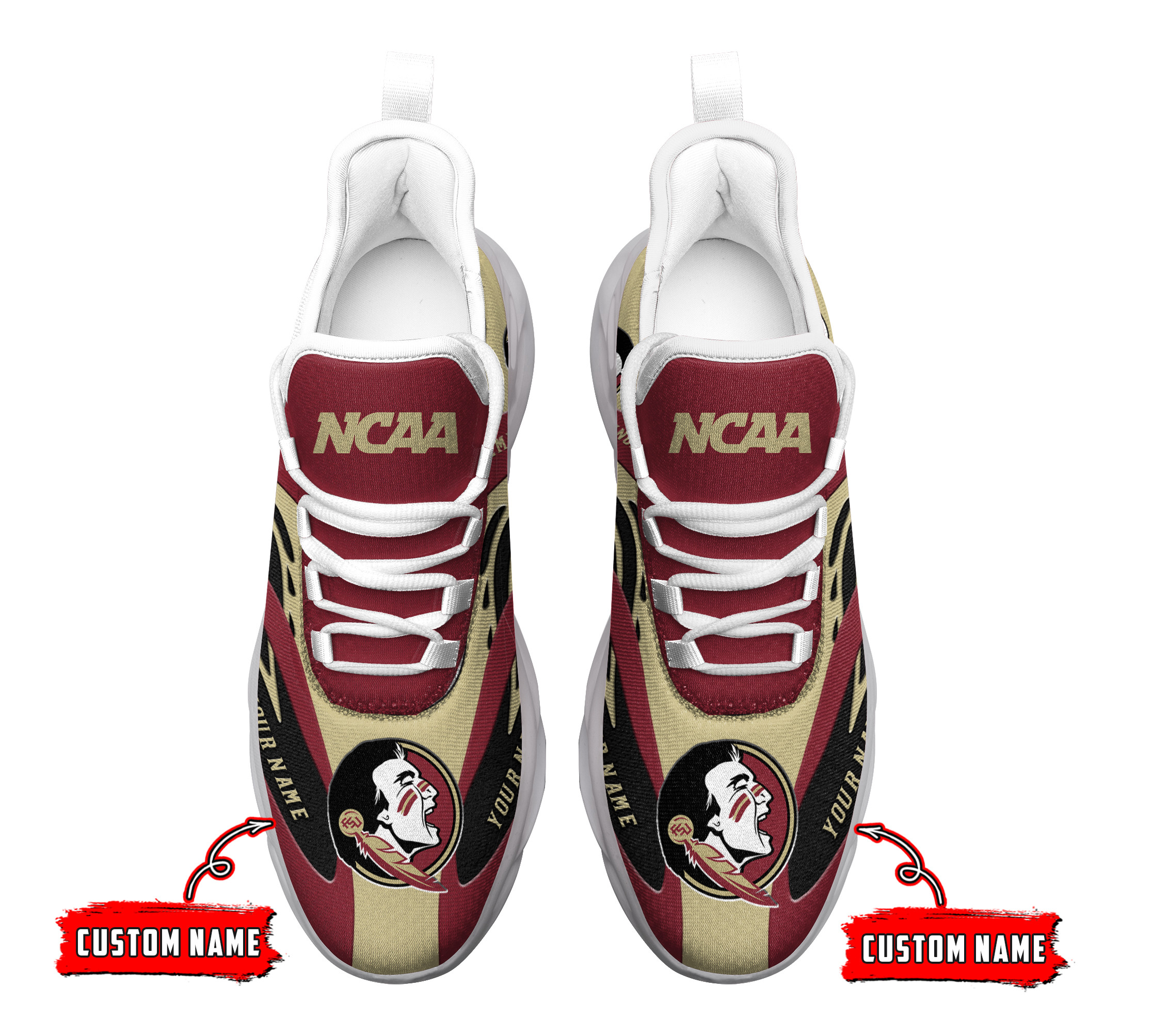 Florida State Seminoles Max Soul Shoes Sneakers For Men And Women 812