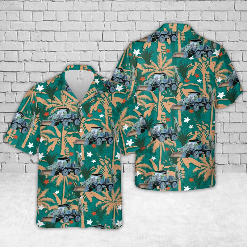 Us Army 1990 Freightliner Unimog 419 Hawaiian Shirt