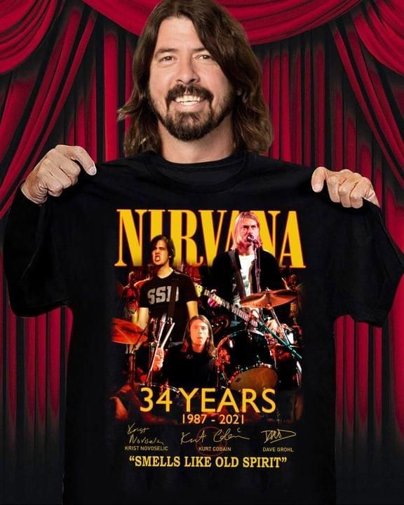 Nirvana 34 Years 1987 2021 Smells Li …