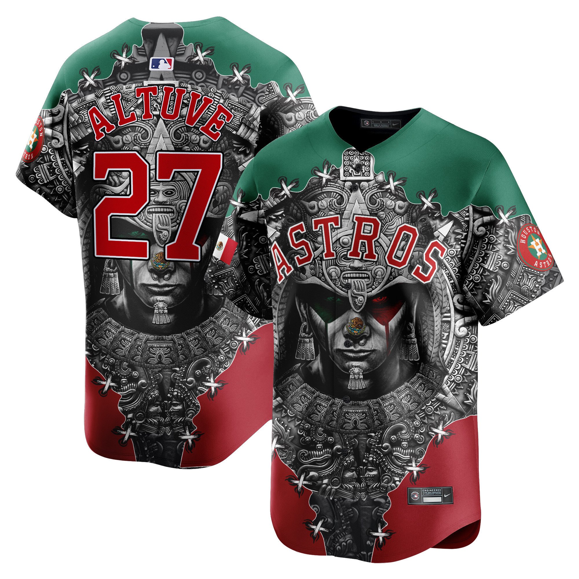 Astros Mexico Vapor Premier Limited Jersey V2- Printed