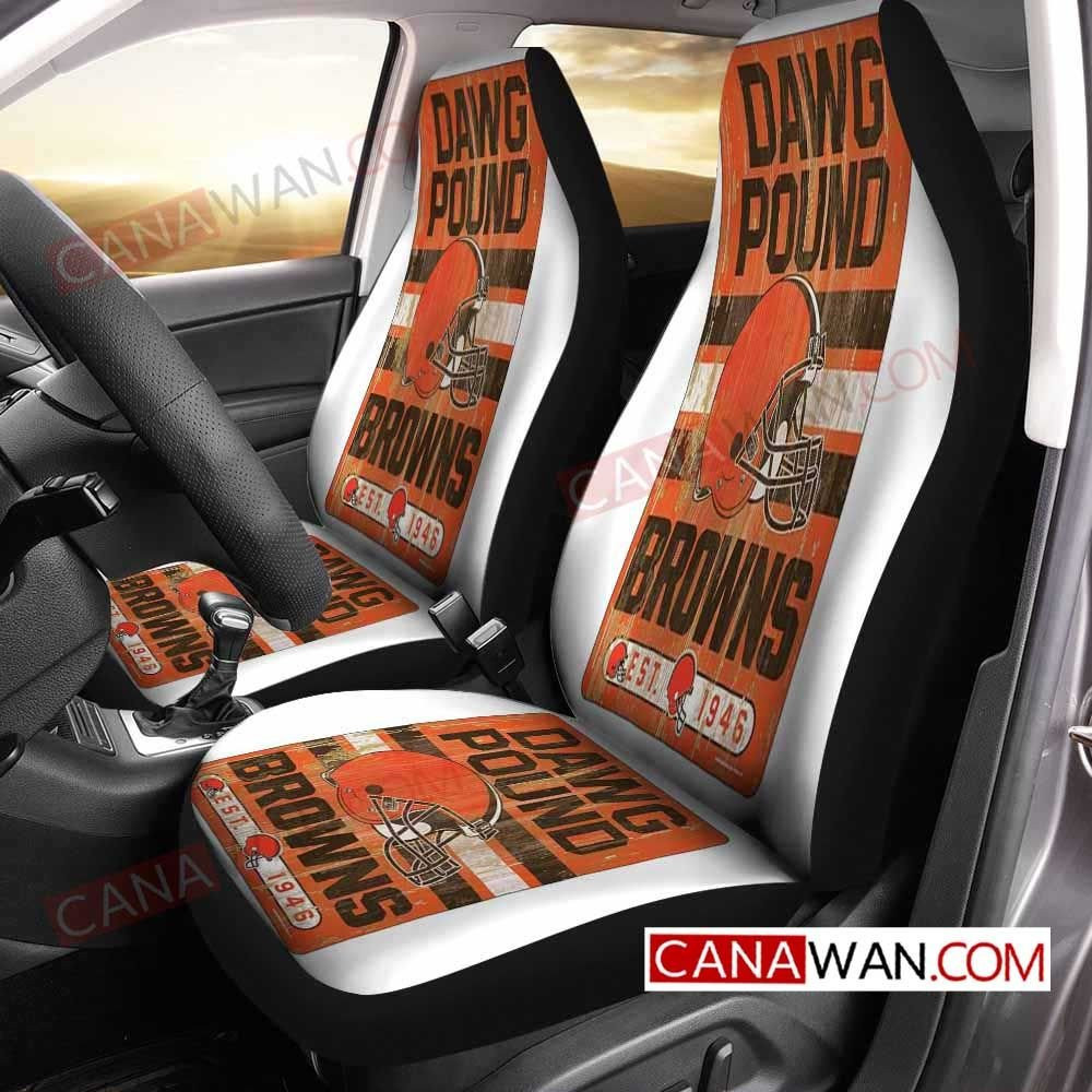 Cleveland Browns Car Seat Cover Set CSC3050