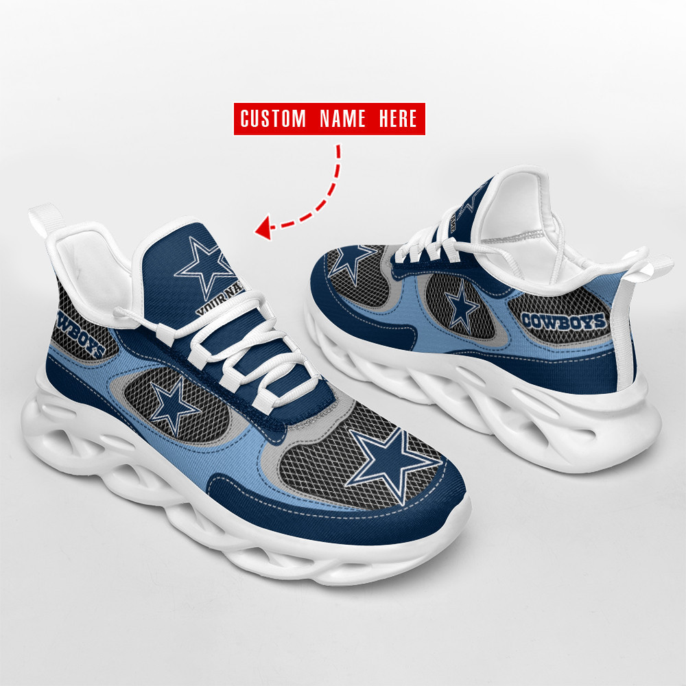 Dallas Cowboys Personalized Clunky Sneaker Max Soul Shoes MS6135