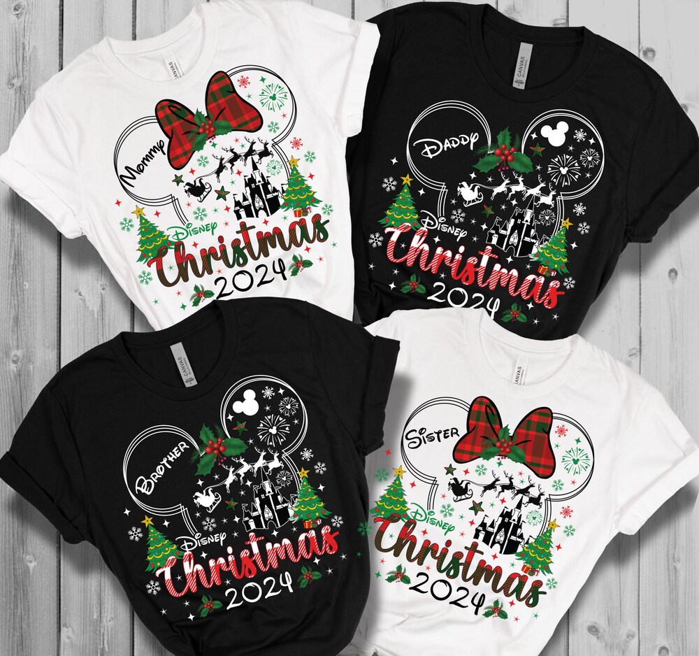 Disney 2024 Family Christmas Shirt, Disney Christmas Trip 2024, Disney Christmas Shirt, Christmas Vacation Shirts, Christmas Party Shirt Teeloom