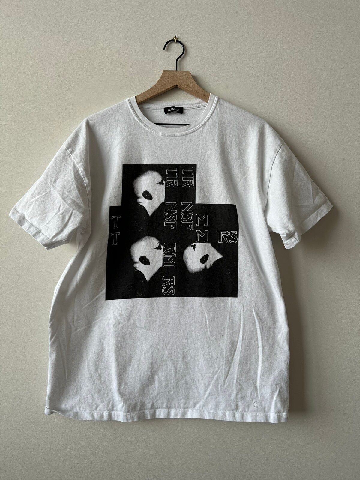 Raf Simons SS19 White Graphic T-Shir …