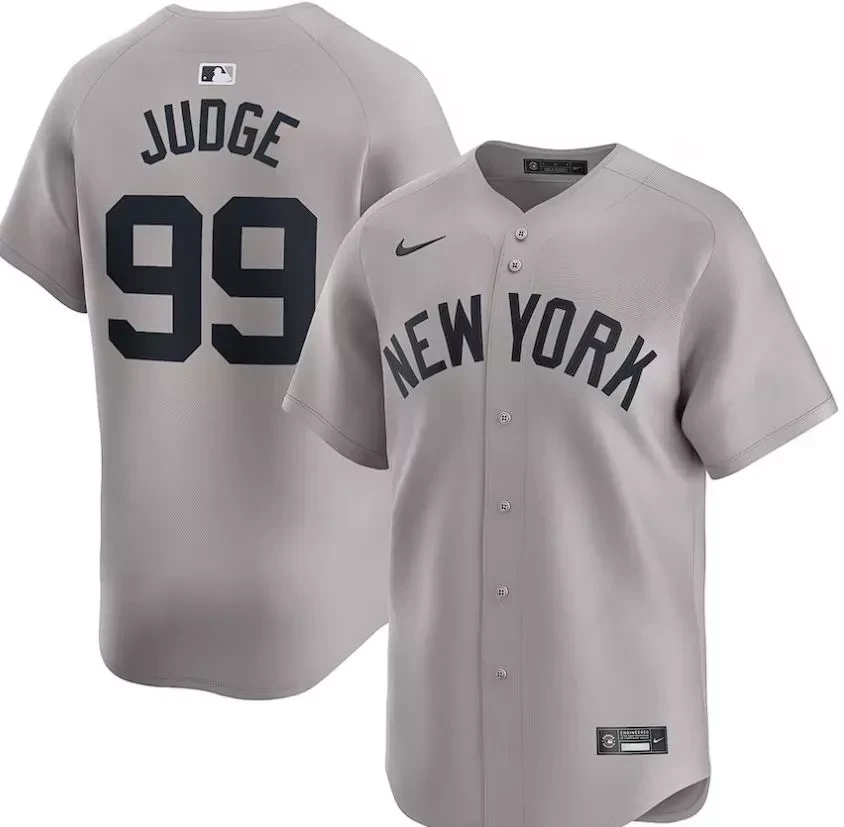 Aaron Judge New York Yankees Gray Jersey – All Stitched