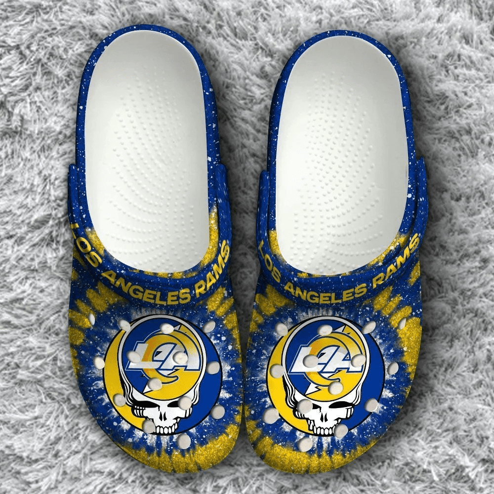 Los Angeles Rams Grateful Dead Classic Crocss Clog Comfortable Shoes Ver469