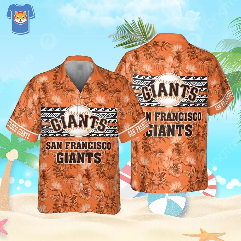 San Francisco Giants Major League Baseball Print Hawaiian Shirt