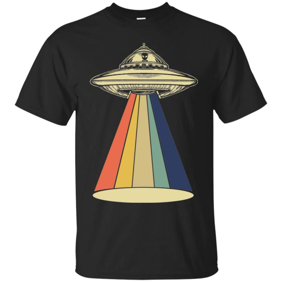 Vintage Alien UFO 100% Cotton T-Shirt