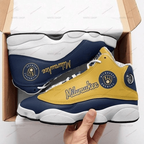 Milwaukee Brewers Air Jordan 13 Sneakers Sport Shoes JD13 V2722