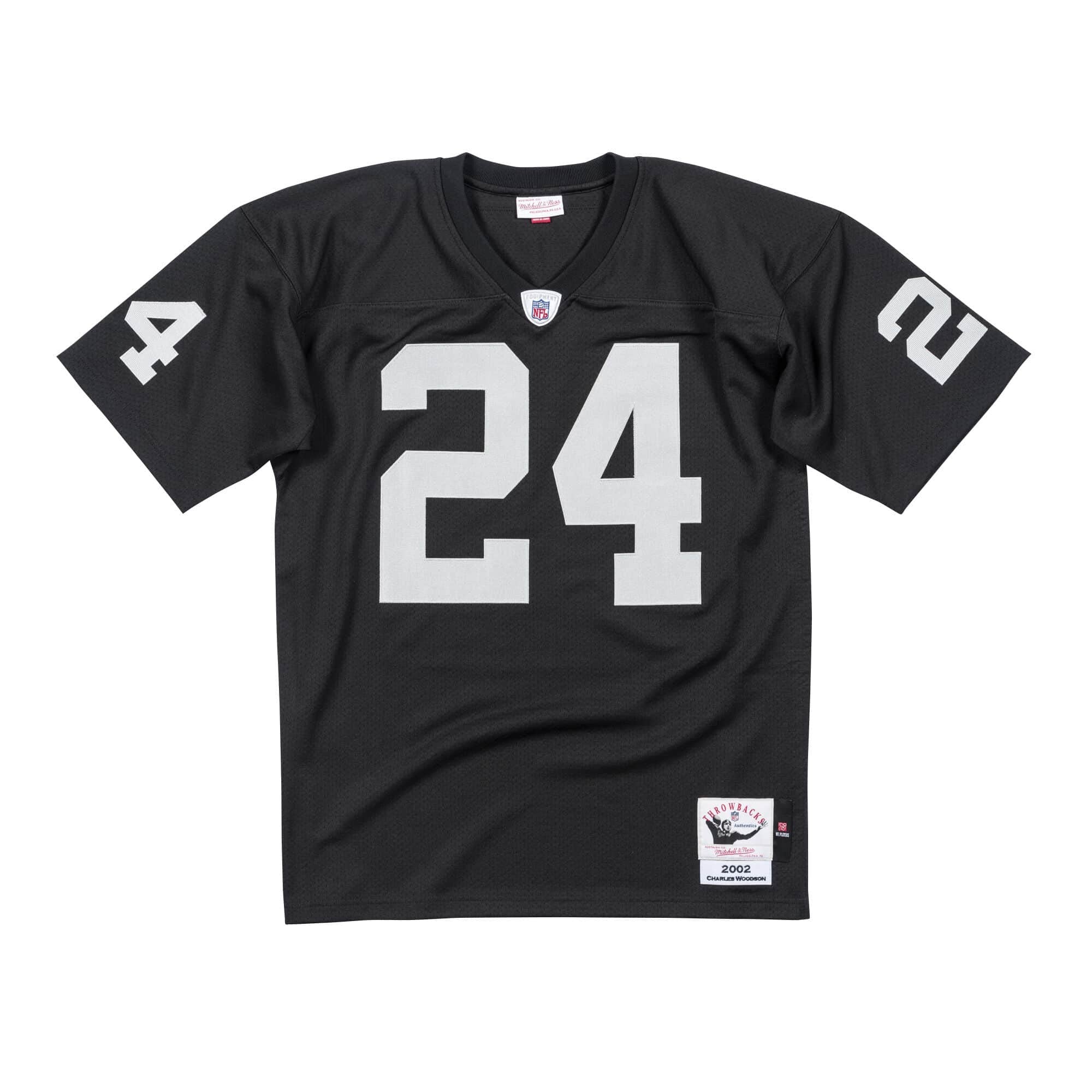 Mitchell & Ness Authentic Jersey Oakland Raiders 2002 Charles Woodson ...