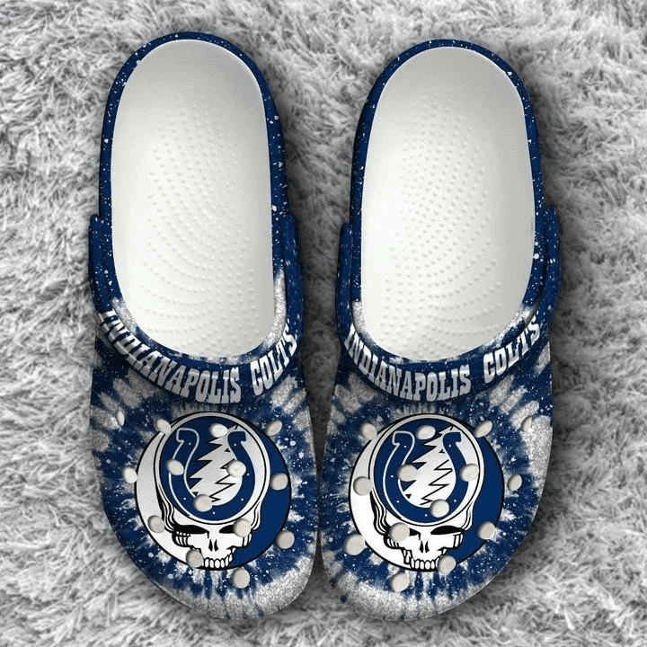 Indianapolis Colts Grateful Dead Crocss Clog Shoes Ver603