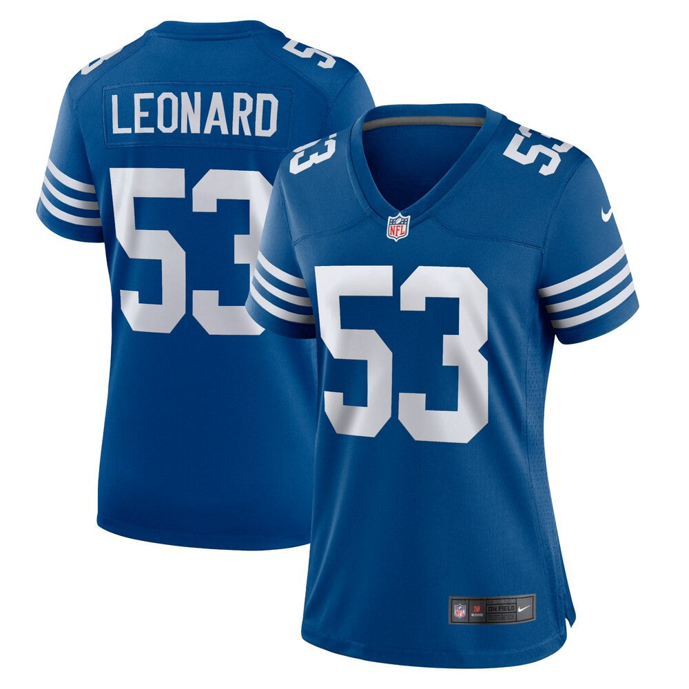 Women’S Indianapolis Colts Darius Leonard Nike Royal Alternate Game ...