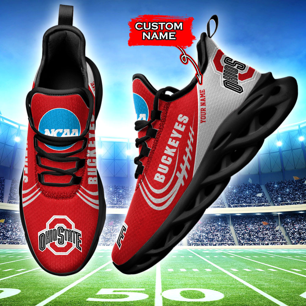 Ohio State Buckeyes Max Soul Shoes Sneakers For Men And Women 622