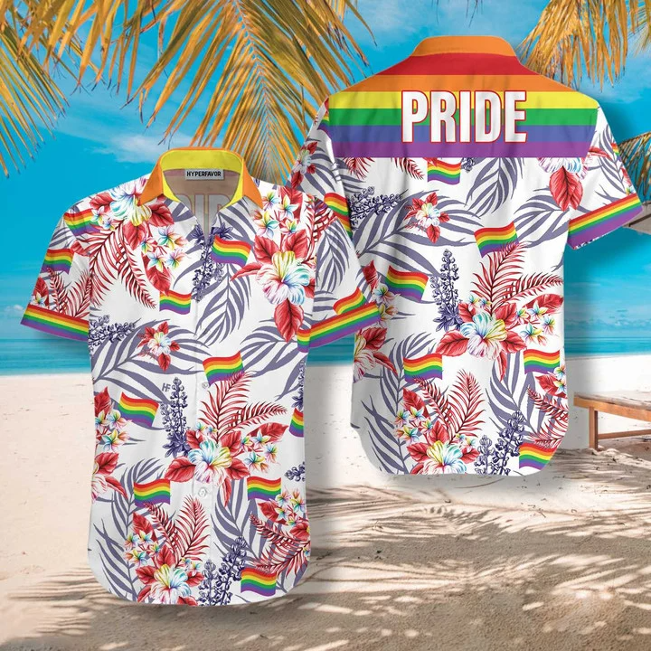 Beach Shirt Pride Lgbt Bluebonnet Hawaiian Shirt , Aloha Shirt