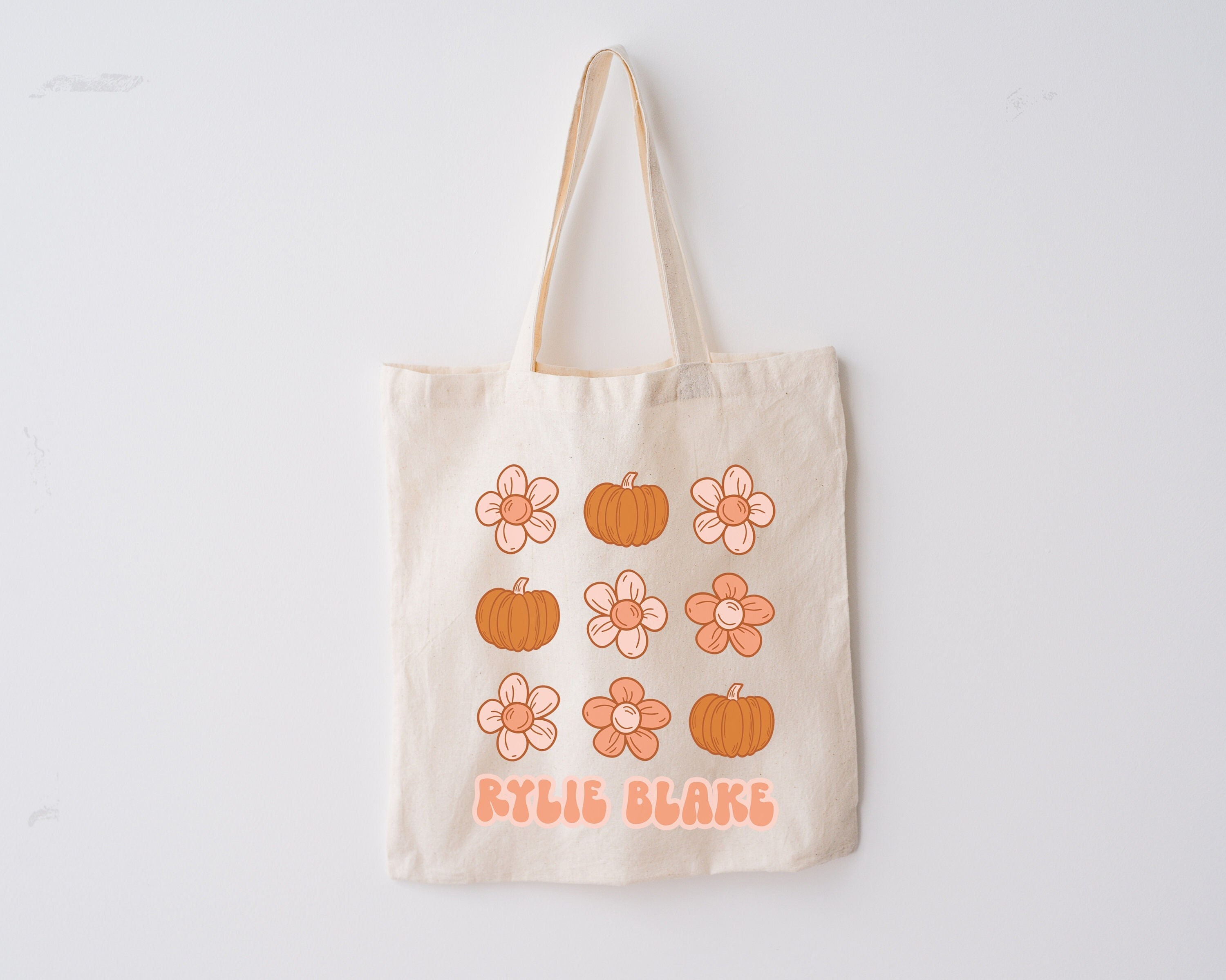 Custom Halloween Trick or Trick Candy Bag | Reusable Trick or Treat Bag | Trick or Treat Tote | Spooky Season Bag | Fall Cotton Tote Bag