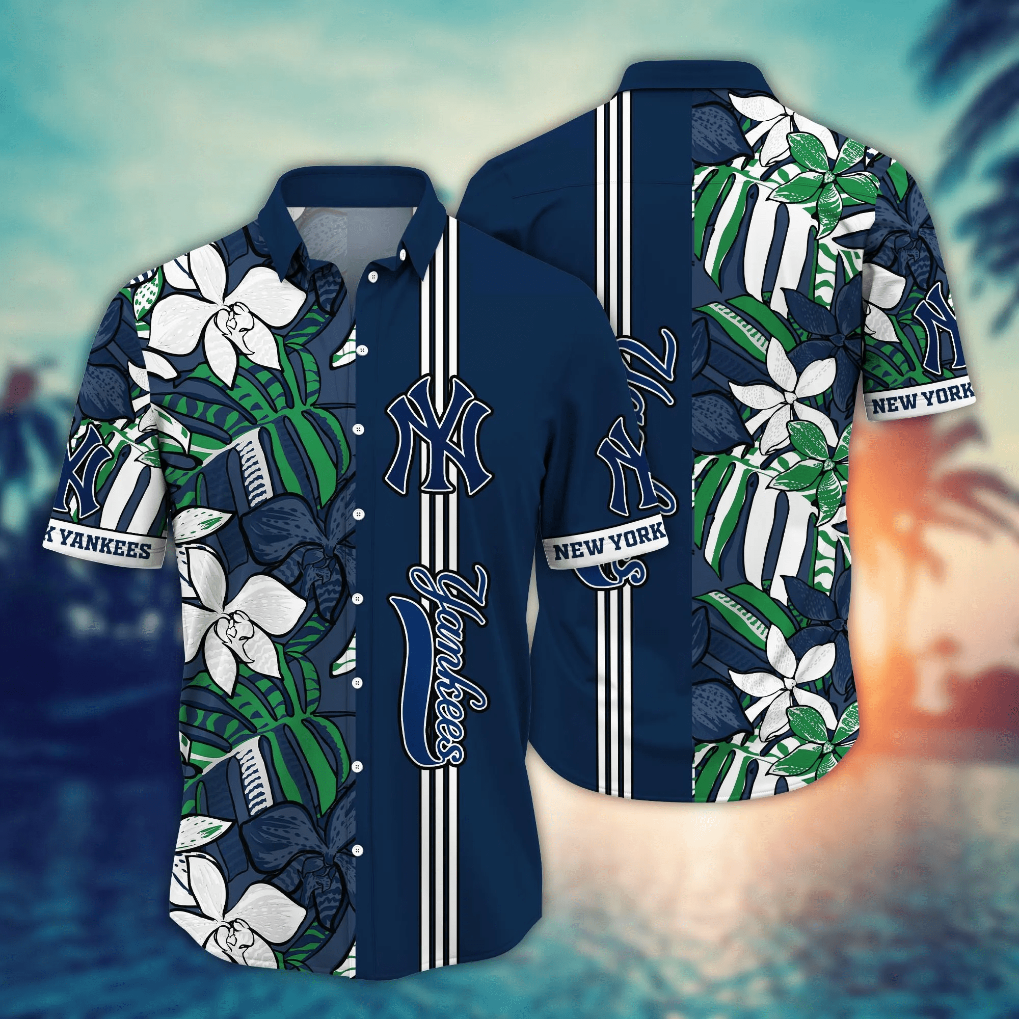 New York Yankees Mlb Hawaiian Shirt Tanning Aloha Shirt