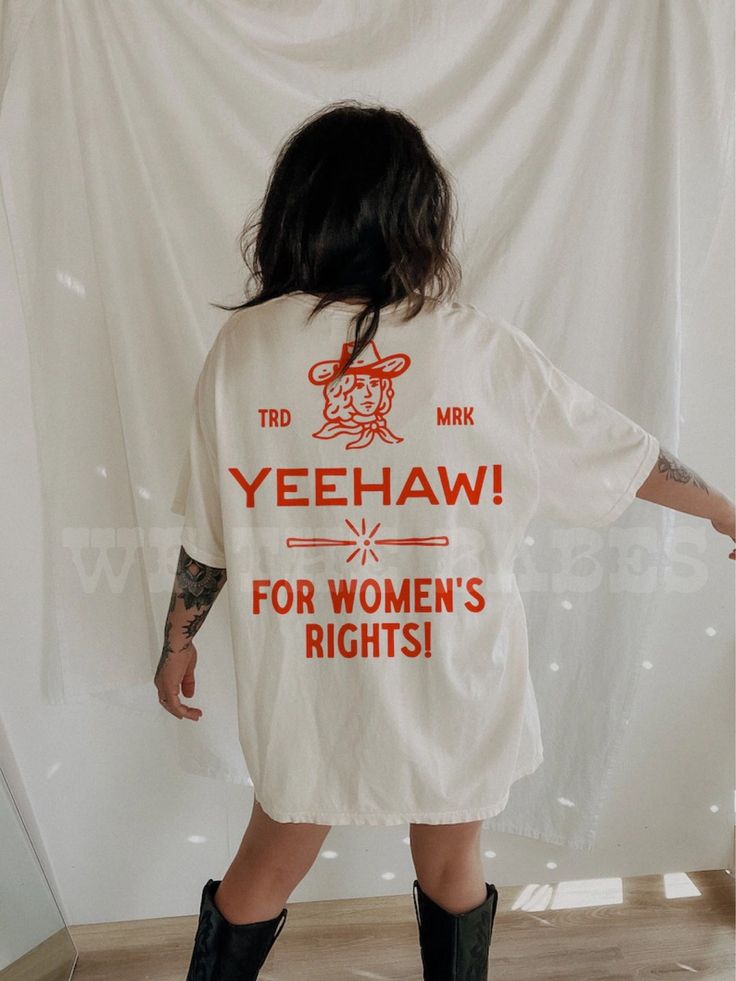 Yeehaw for Womens Rights Tee, Femini …