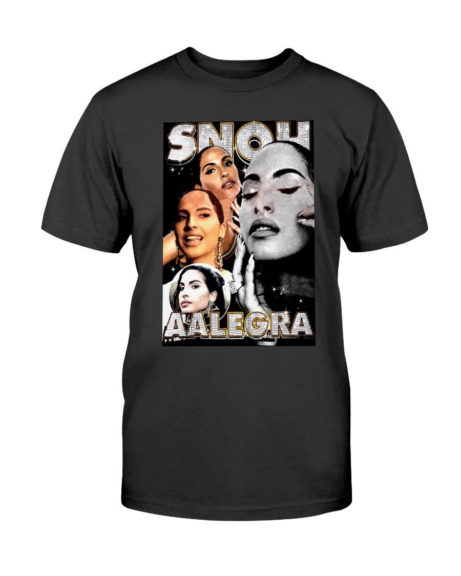 Snoh Aalegra Shirt Bootleg Tee Black Vintage Style T Shirt 210914