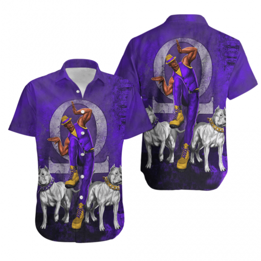 Omega Psi Phi Summer Hawaiian Shirt | Hawaiian Shirt For Women Men | Hawaiian Shirt Custom