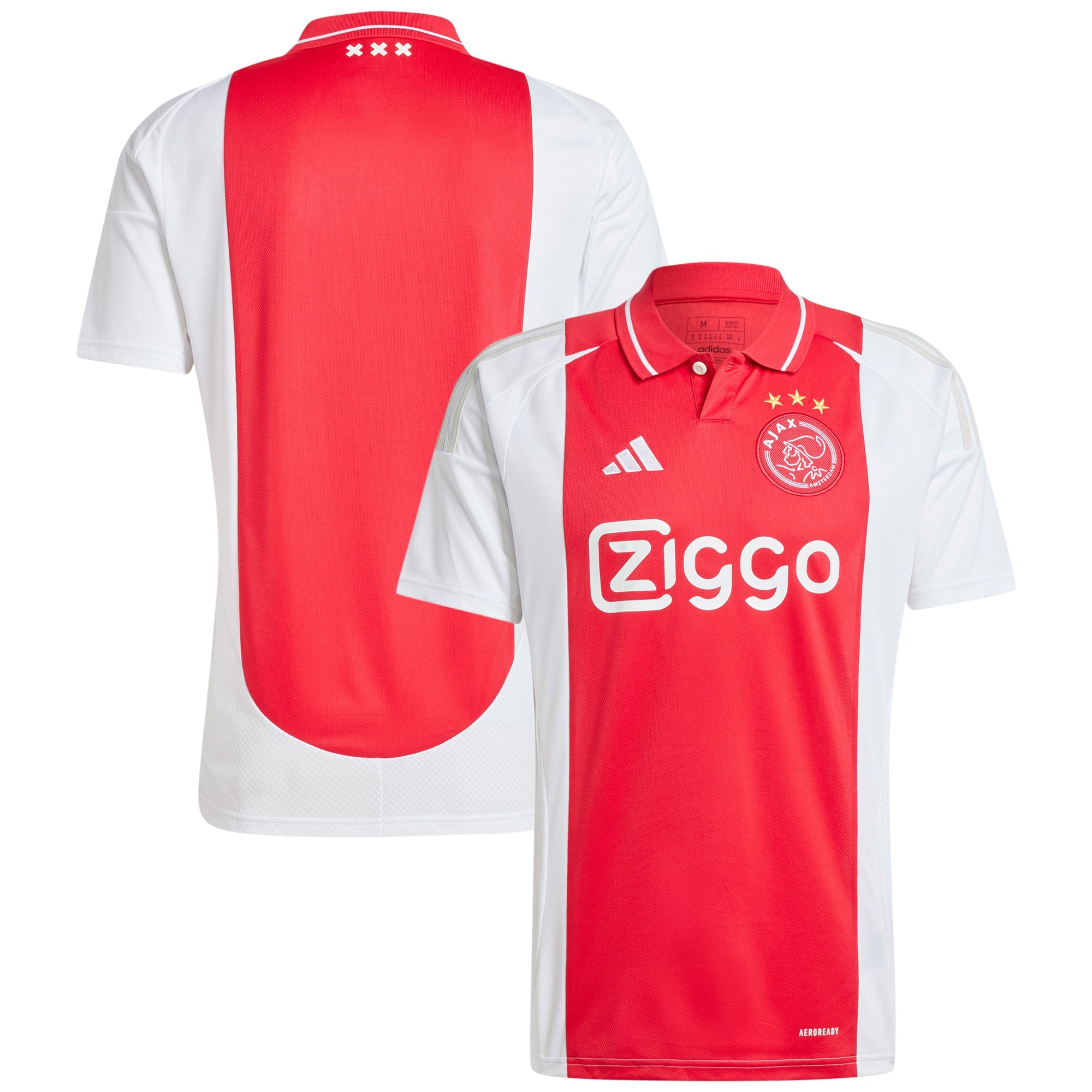 Ajax Adidas 2024/25 Home Custom Jersey – White