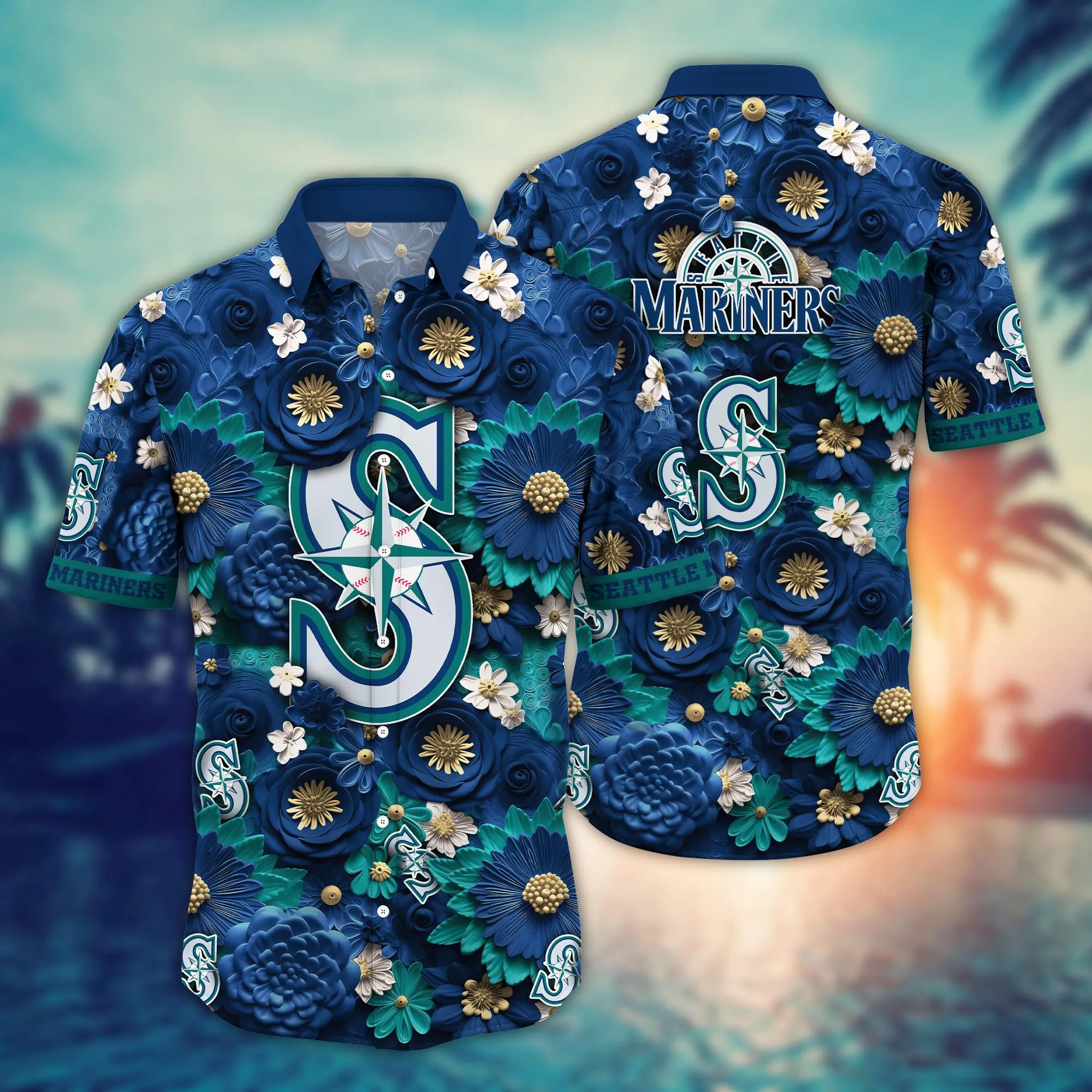 Seattle Mariners Mlb Hawaiian Shirt Trending For This Summer Customize Shirt Any Team