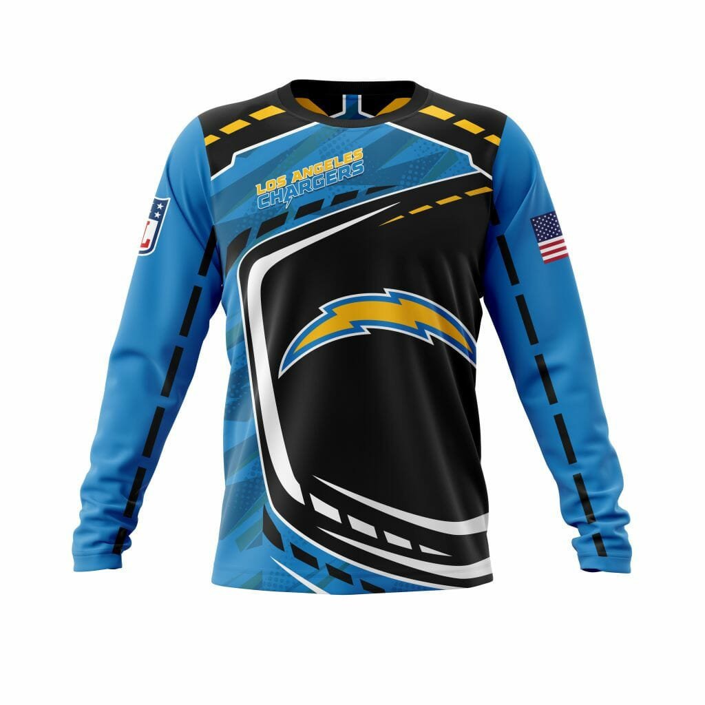 Sport-Team Los Angeles Chargers Blue Black Sweatshirt V7 Aop Shirt