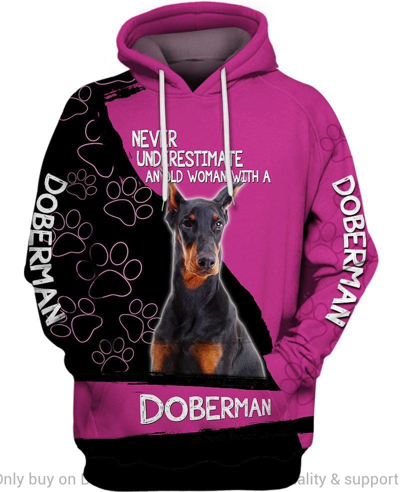 Doberman Pullover Hoodie Us Unisex S &hellip;