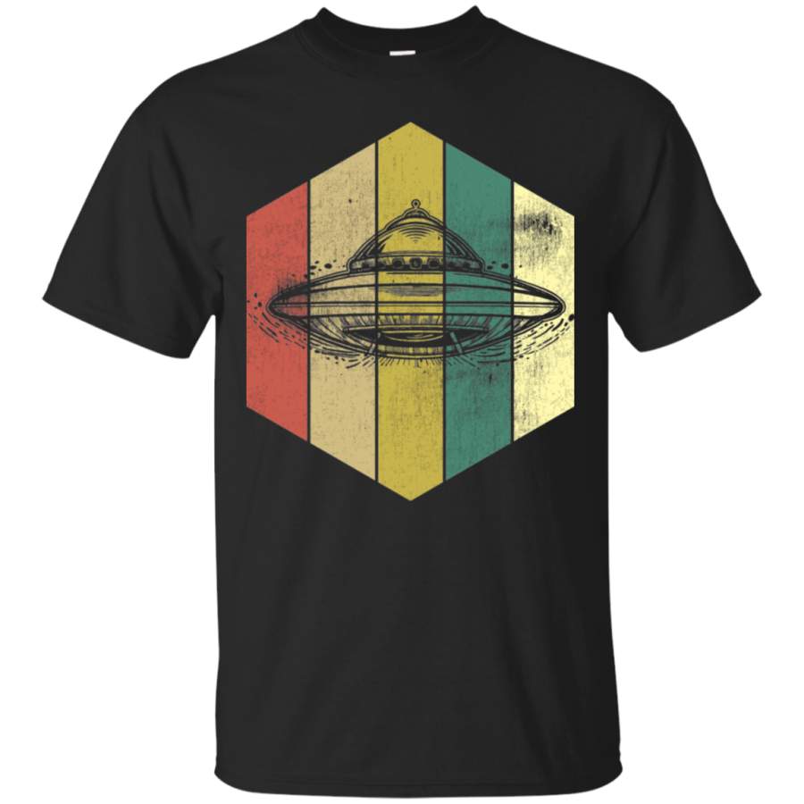 UFO – Vintage Alien 100% Cotton T-Shirt